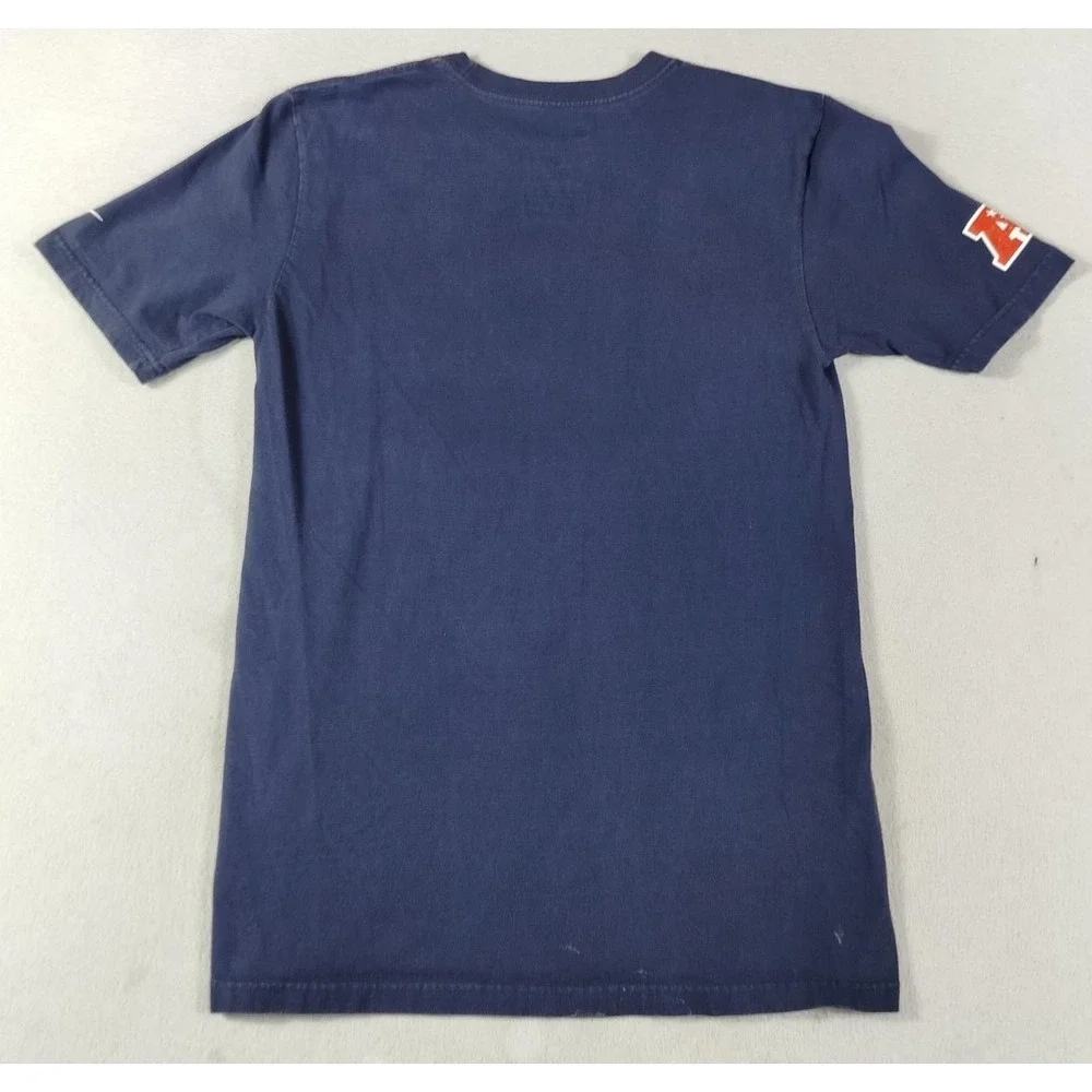 Vintage Houston Texans Shirt Mens Small Blue NFL Football Nike 2002 Graphic Tee